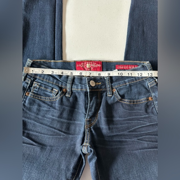 Lucky Brand Charlie Skinny Ankle Jeans Low Rise Size 00/24 - Picture 10 of 13